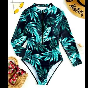 Zipper One Piece Swimsuit 🩱